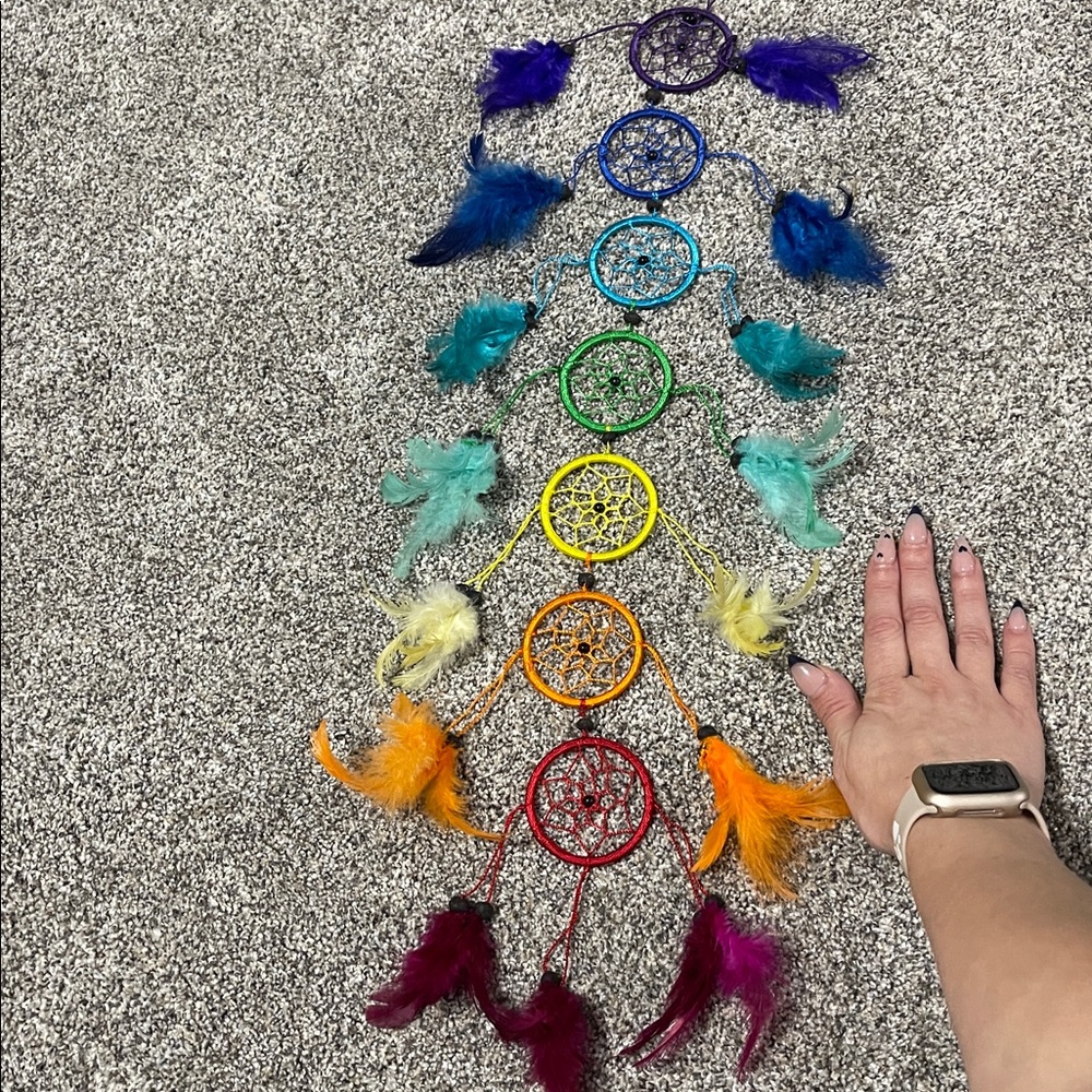 Colorful Dreamcatcher Wall Hanging - Picture 2 of 2